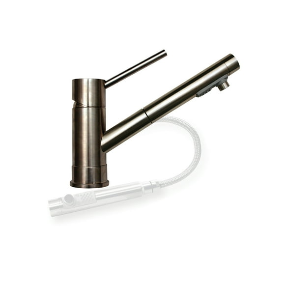FX Navigator Single-Handle Kitchen Faucet in Stainless Steel