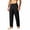 Black, variant on Cmfcve Mens Big & Tall Fleece Sweatpants Winter Warm Sherpa Lined Track Pants Thermal Joggers with Zipper Pockets