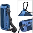 thumbnail image 5 of Silicone Case Compatible with JBL FLIP 6 Waterproof Portable Bluetooth Speaker with Shoulder Strap and Carabiner - Blue, 5 of 7