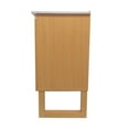 thumbnail image 5 of Arles 48 in. Natural Oak, Double Basin Bathroom Vanity With White, 3-Hole Ceramic Sink Top, 5 of 8