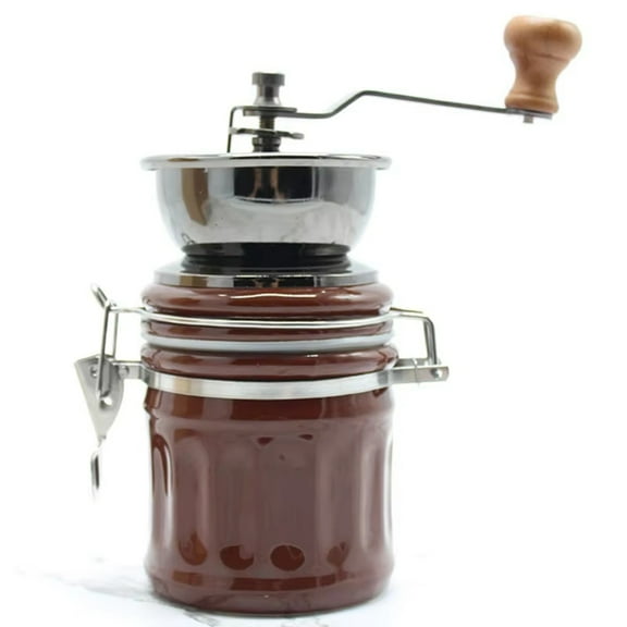 Manual Coffee Grinder with Washable Ceramic Core - Portable Hand-Operated Espresso Grinder for Fresh Coffee Anywhere