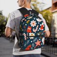thumbnail image 5 of Yield Holiday Christmas Cookies Print Backpack for Women Men, Lightweight Casual Travel Daypack, Classic Basic College Backpack, Middle School Bag, 5 of 5