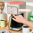 thumbnail image 4 of Beautiful 12 cup Programmable Coffee Maker, Porcini Taupe by Drew Barrymore, 4 of 12