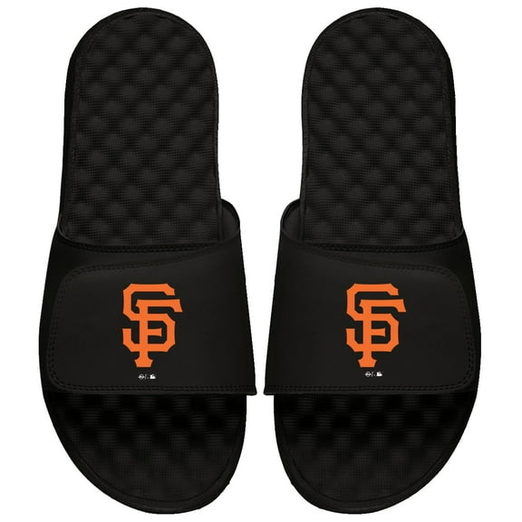 Men's ISlide Black San Francisco Giants Alternate Logo Slide Sandals