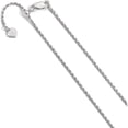 thumbnail image 1 of Sterling Silver Jbsp's Adjustable 1.4mm D/C Rope Chain (22 X 1.4) Made In Italy fc14-22, 1 of 6