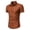 Red, variant on WREESH Men's Casual Slim Fitting Button Down Shirts Solid Color Short Sleeve for a Sharp and Comfortable Look Navy