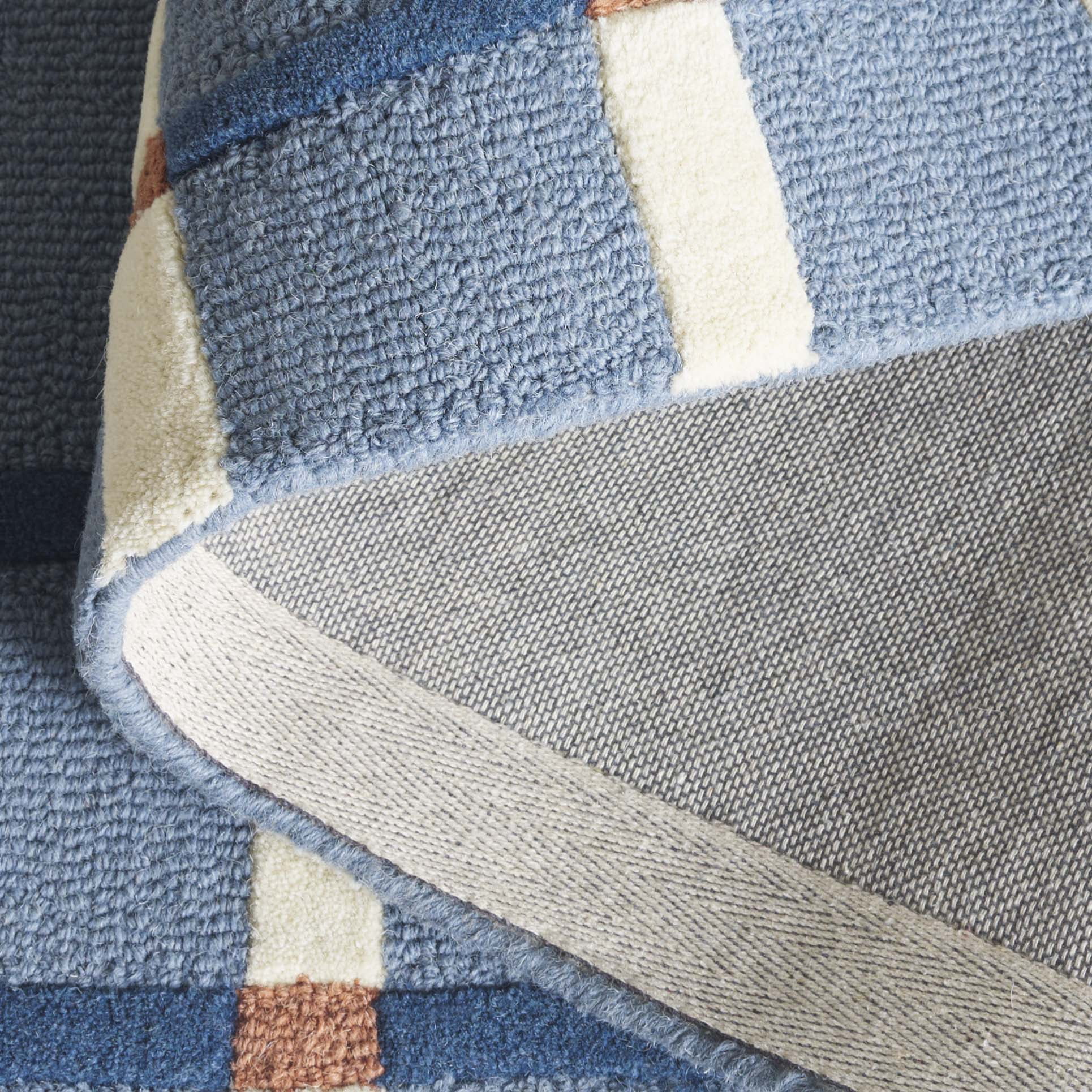 Safavieh Genre Tara Geometric Striped Area Rug, Blue/Ivory, 8' x 10'