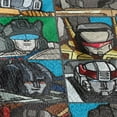 thumbnail image 4 of Transformers Blanket, 50'x60' Transformers Squares Woven Tapestry Cotton Blend Fringed Throw, 4 of 5