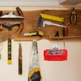 thumbnail image 2 of FOMIYES Peg Board Bins 3Pcs Red Iron for Small Garage Bins with Wall Mounting, 2 of 8