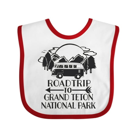 

Inktastic Road Trip to Grand Teton National Park Gift Baby Boy or Baby Girl Bib