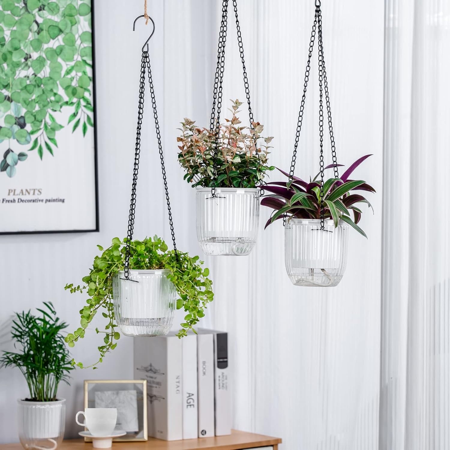 hanging sphere planter Disco Ball Hanging Planter (4in)
