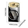 thumbnail image 3 of Mouliraty Watch Rocker Double Direct Charge Lighter Inflatable Gift, 3 of 5