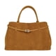 thumbnail image 3 of Bolsa de gamuza para mujeres Bolsa de mango superior Vintage de estilo vintage para vacaciones al aire libre Jengibre, 3 of 8