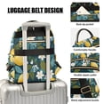 thumbnail image 3 of FORMRS Mini Backpack Purse for Women Travel Daypack Casual Shoulder Bag, Green Lemon Leaves, 3 of 7