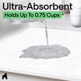 thumbnail image 4 of GORILLA GRIP LeakGuard Under Sink Mat, Waterproof Shelf Liner, Non-Adhesive, 24x60 White, 4 of 9