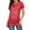 Red, variant on ZTTD Women's Maternity T Shirt Classic Tops Tee Mothers To Be Pregnancy Clothing Round Neck Short Sleeve Blouse