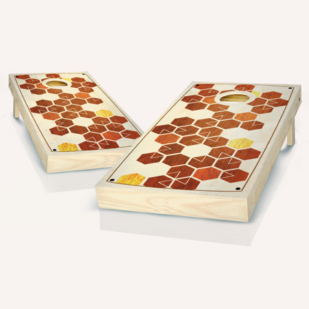 Skip's Garage Odd Ends Solid Wood Cornhole Board Set