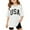 1-White987, variant on Kiijoy Girls Oversized Short Sleeve T-Shirt Summer Casual Round Neck T Shirt, Sizes 3-14