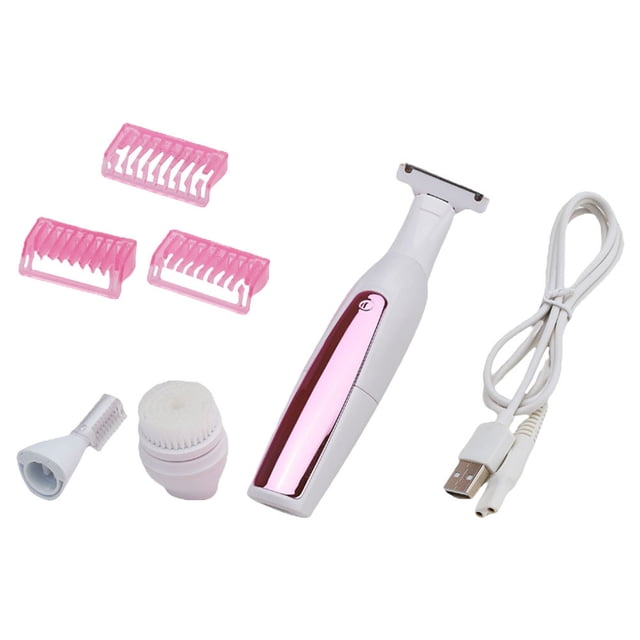 ADDHAT Afeitadora Eléctrica Recargable Para Mujer Con Curvo Sin Rasguños