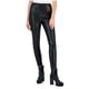 thumbnail image 1 of Tinseltown Womens Faux Leather High Rise Straight Leg Casual Pants, black, S, 1 of 1
