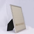 thumbnail image 2 of Lawrence Frames Silver Metal Rope 5x7 Picture Frame, 2 of 3