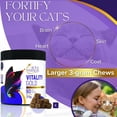 thumbnail image 6 of Royal Whiskers Vitality Gold: Premium Feline Soft Chew Supplements - Omega 3 & Taurine Veterinarian Formulated Chews for Superior Cat Health and Radiance - Cell, Heart, Brain, Eye Health - USA, 6 of 8