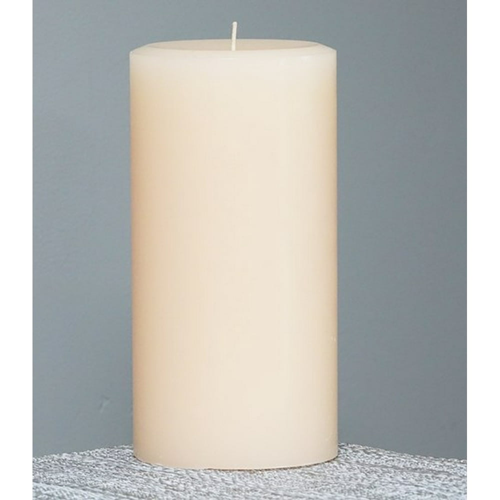 4" x 8" Ivory Pillar Candle