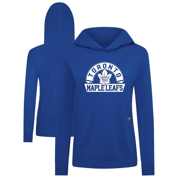 Women's Levelwear Royal Toronto Maple Leafs Relay Banner Arch Pullover Hoodie