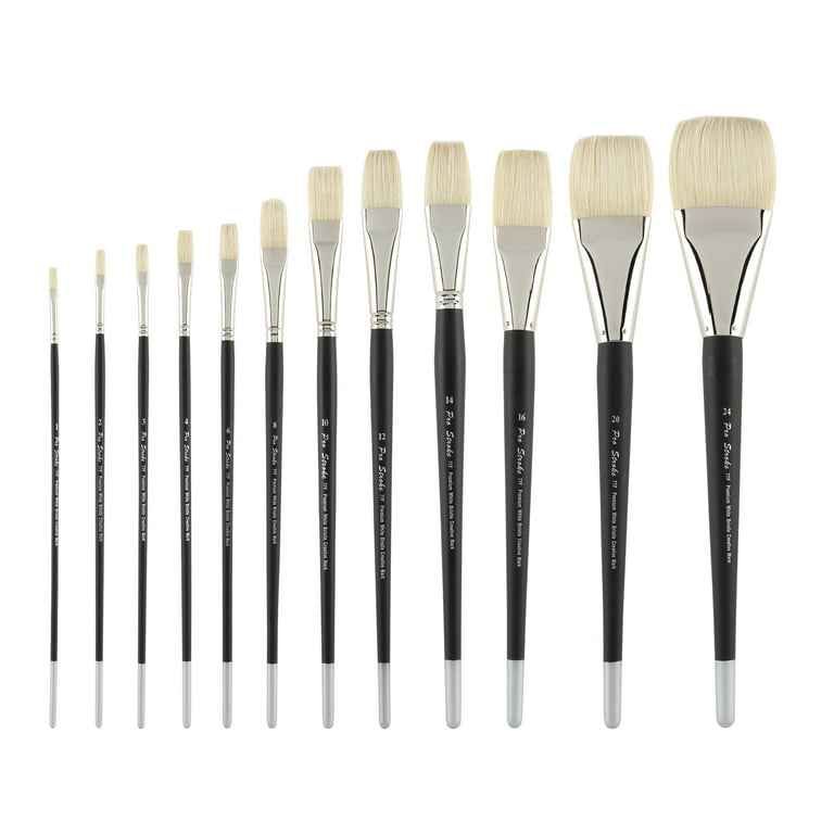 Synthetic Flat Paint Brush Bristle and Foam Brushes For Painting Set of 15