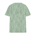 thumbnail image 3 of Birdeem Blouses pour Femmes T-Shirt à Manches Courtes Imprimé Décontracté Col Rond Ample, 3 of 9
