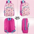 thumbnail image 4 of 15 Inch Fun Printed Backpack with Front Zippered Pocket & Padded Adjustable Shoulder Straps in Radiant Rainbows, 4 of 7