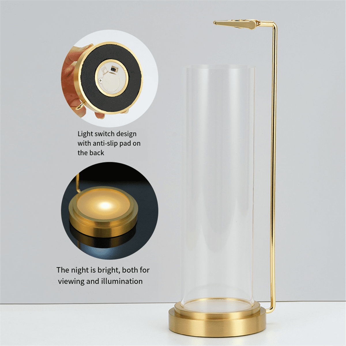 Insence-Stick Holder [Anti-Ash Flying], Modern Incense Burner Holder with Removable Glass Ash Catcher, for Home Decor A