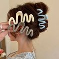 thumbnail image 4 of Pinces à Cheveux Mode Colorées pour Femmes Filles, Accessoires Cheveux Coréens Simples Irréguliers, 4 of 7