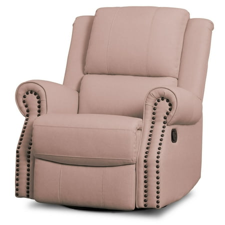 Delta Children Drake Nursery Glider Swivel Recliner, Blush - Walmart.com