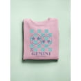 thumbnail image 3 of Gemini Twins Emoji - Zodiac Art Design Women's Sweatshirt, 3 of 4