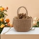 thumbnail image 2 of Bolsos de paja para mujer, bolso tejido, bolso de hombro de ratán para playa de verano, bolso de mano, equipo, 2 of 7