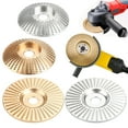 thumbnail image 6 of Luxtrada Carbide Grinding Wheel Disc Carbide Wood Sanding Carving Shaping Disc For Angle Grinder Grinding Wheel Gold-85mm, 6 of 6