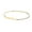 14K Yellow Gold Plated, variant on PicturesOnGold Dainty Thin Name Bar Bracelet w/ Chain Extender - Sterling Silver