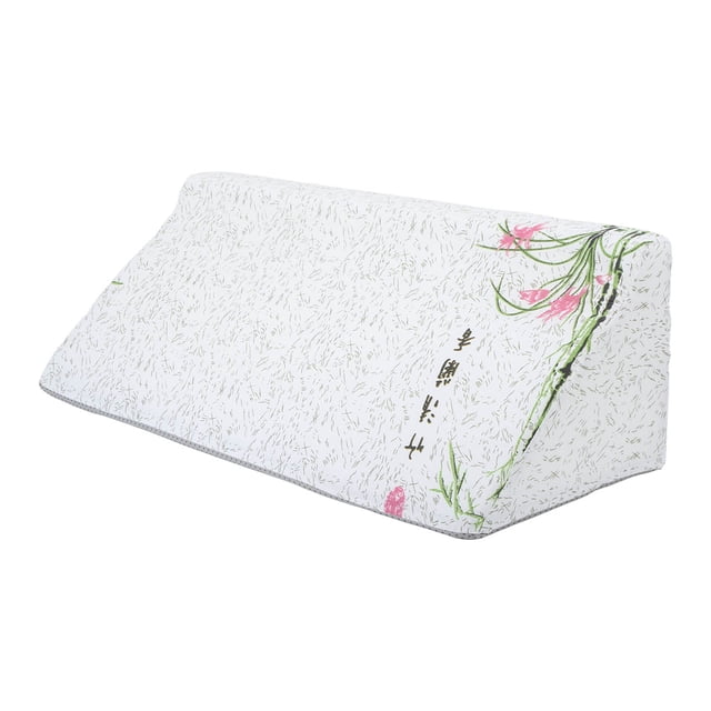Almohada de cuña lateral Posicionamiento de la espalda Elevación Almohada de alineación del cuerpo Esponja de alta densidad Posicionamiento inclinado Soporte de tobillo Cuña 50x25x15cm