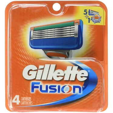 Gillette Fusion Catridges For The Manual Razor - 4 Each