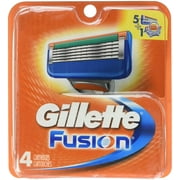 Gillette Fusion Catridges For The Manual Razor - 4 Each