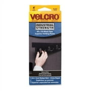 VELCRO Brand Industrial Strength Tape | Indoor & Outdoor Use | Superior Holding Power on Smooth Surfaces | 4ft x 2in Tape | Black
