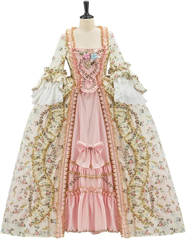 18th Century Rococo Court Gown Marie Antoinette Inspired Ball