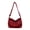 Red, variant on Small Canvas Messenger Bag for Women, Vintage Mini Crossbody Hobo Shoulder Bag with Multiple Pockets, Compact Travel Satchel Tote Handbag for Daily Use
