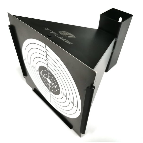 Atflbox BB Gun Trap with 50pcs Paper Target Bullet Catcher Shooting Target for BB Gun, Pellet, Rifle