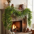 thumbnail image 5 of Artificial Autumn Maple Leaf Vine, Thanksgiving Garland for Door Mantel Wall Staircase and Table, Realistic Fall Harvest Home Decor and Seasonal Party Display Accent, 67in, E, 5 of 5