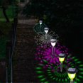 thumbnail image 2 of 2PCS LED Solar Stake Lights With Shadow Warm White & Colorful Landscape Lights Auto On/Off LED Lawn Lights for Yard Walkway Patio Waterproof Decoration Lamp, 2 of 7