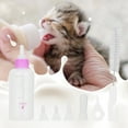 thumbnail image 4 of 6PCS/ Set 60ml Pet Puppy Kitten Feeding Bottle Small Dog Cat Milk Nursing Care Kit (Pink), 4 of 10