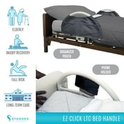 Stander EZ Click Bed Handle, Long-term Care Hospital Bed Rail, Supports 500 lbs, Set of 2