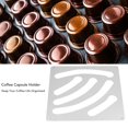 thumbnail image 3 of Soporte para cápsulas de café, estante de exhibición de almacenamiento de cápsulas de café, aleación de aluminio, montado en la pared para cocina LHCER 1, 3 of 9